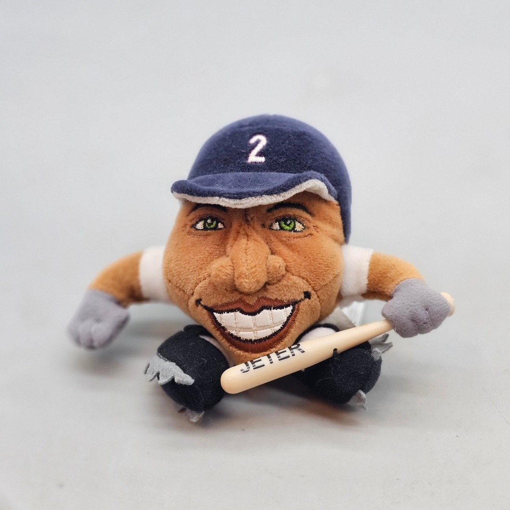 Silly Slammers Derek Jeter New York Yankees MLB Plush Beanbag No 130 Sound Toy